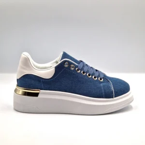 Tenisi dama cu platforma, Albastru