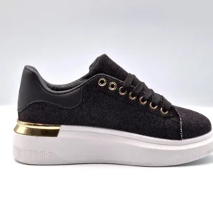 Tenisi dama cu platforma, Negru Alniro Store 2025-11-07 Tenisi dama cu platforma, Negru