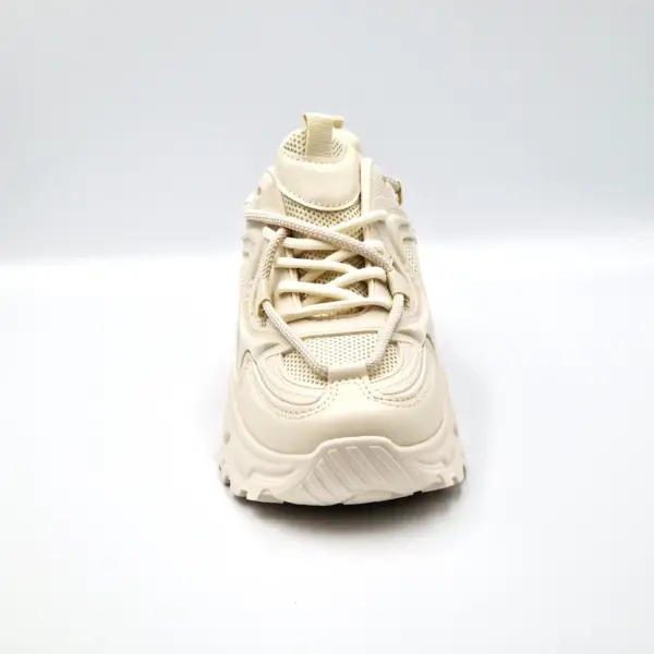 Sneakers dama cu platforma cu insertii de plasa Bej alniro-store.com 2024-07-27